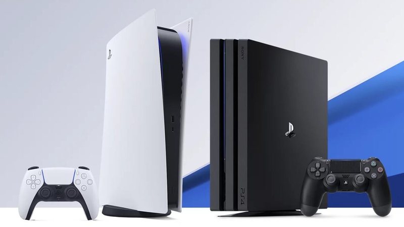 PS5 e PS4 - Foto: Reprodução / Sony / PlayStation