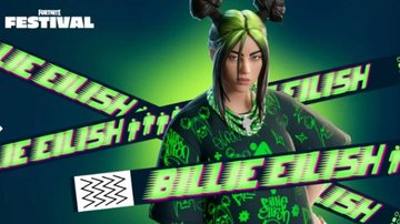 Billie Eilish foi anunciada durante o Fortnite Festival - Foto: Reprodução / Epic Games