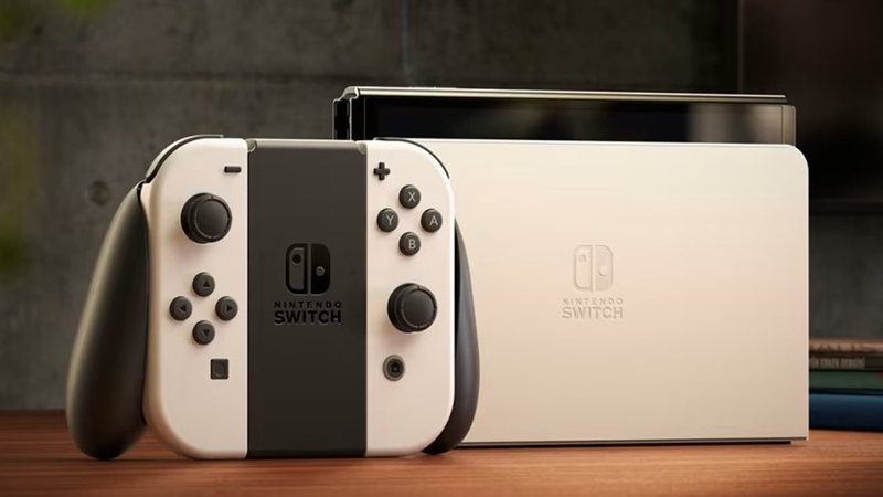 Nintendo Switch OLED - Foto: Reprodução / Nintendo